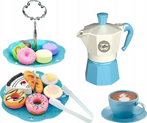 Zestaw kawowy dla dzieci, Kawiarka, Młynek + Akcesoria 2