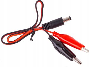 Adapter, Przewód zasilający DC Jack 5,2mm - Krokodylki Miękkie 1