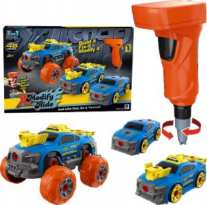 Sportowy, Terenowy Samochód do rozkręcania i skręcania 3w1 TUNING + Wkrętarka, Monster Truck 1