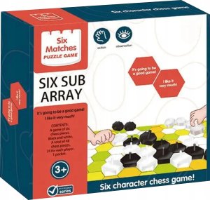Edukacyjna gra logiczna "Six Sub Array", Układanka Plaster miodu, Klocki 14