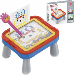 Edukacyjna Tablica Magnetyczna, Zmazywalna 2w1 + Długopis 1