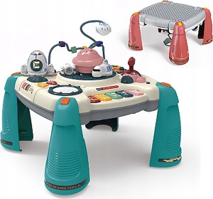 Edukacyjny Interaktywny Stolik Dla Dzieci 2W1 KOSMOS Projektor Zielony 15