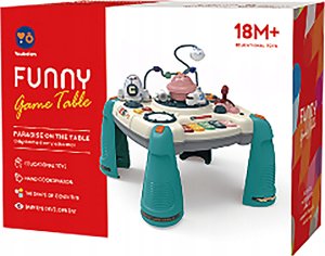 Edukacyjny Interaktywny Stolik Dla Dzieci 2W1 KOSMOS Projektor Zielony 18