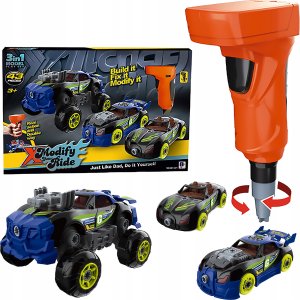 Sportowy, Terenowy Samochód do rozkręcania i skręcania 3w1 TUNING + Wkrętarka, Monster Truck 1