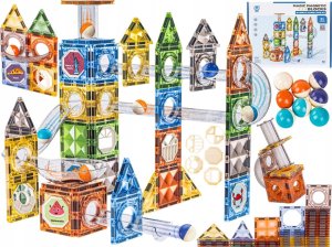 ProNice Klocki Magnetyczne Konstrukcyjne TOR KULKOWY 91 El. Kulodrom 11