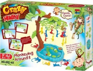Gra zręcznościowa Crazy Monkey SPADAJĄCE MAŁPKI Skaczące Małpy, Drzewko 1