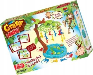 NoboKids Gra zręcznościowa Crazy Monkey SPADAJĄCE MAŁPKI Skaczące Małpy, Drzewko 2