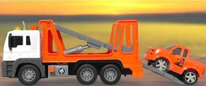 Multifunkcyjna Ciężarówka, Laweta, Transporter + Samochód Pomoc Drogowa 1:16 Auto 13