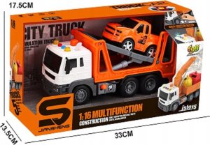 Multifunkcyjna Ciężarówka, Laweta, Transporter + Samochód Pomoc Drogowa 1:16 Auto 2