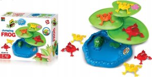 Wesoła Gra Zręcznościowa - SKACZĄCE ŻABKI "Jumping frog" Pchełki 1