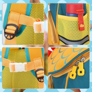 PLECAK DLA PRZEDSZKOLAKA NA WYCIECZKI DZIECIĘCY LEKKI PRZEWIEWNY DINOZAUR 3