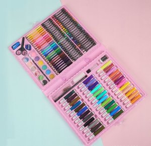 ZESTAW ARTYSTYCZNY DO MALOWANIA W WALIZCE 168 EL. 13