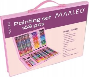ZESTAW ARTYSTYCZNY DO MALOWANIA W WALIZCE 168 EL. 20
