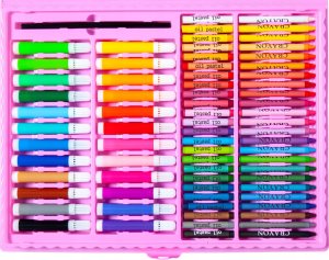 ZESTAW ARTYSTYCZNY DO MALOWANIA W WALIZCE 168 EL. 7