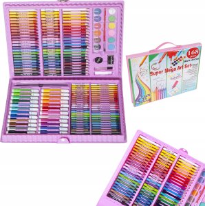 ZESTAW ARTYSTYCZNY DO MALOWANIA W WALIZCE 168 EL. 8