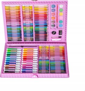 ZESTAW ARTYSTYCZNY DO MALOWANIA W WALIZCE 168 EL. 9