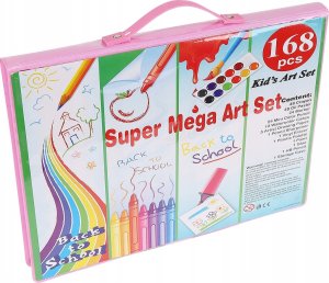 ZESTAW ARTYSTYCZNY DO MALOWANIA W WALIZCE 168 EL. 10