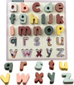 PUZZLE DREWNIANE EDUKACYJNE ALFABET ZKB-2053 1