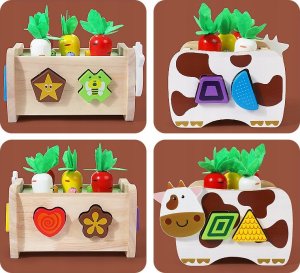 GRA ZRĘCZNOŚCIOWA SORTER MARCHEWKI I ROBACZKI KROWA 2