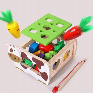 GRA ZRĘCZNOŚCIOWA SORTER MARCHEWKI I ROBACZKI KROWA 3