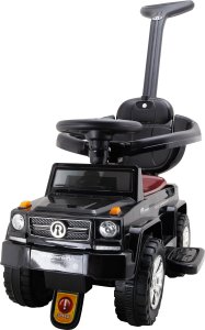 DUŻY JEŹDZIK CHODZIK PCHACZ AUTO SAMOCHÓD 3 W 1 CICHE KOŁA 7