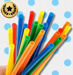 ZESTAW KLOCKÓW KONSTRUKCYJNYCH 800 ELEMENTÓW KREATYWNE SŁOMKI DLA DZIECI 3