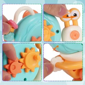 INTERAKTYWNY EDUKACYJNY ŚLIMAK ZABAWKA 4w1 JEŻDŻĄCY SENSORYCZNY DLA DZIECI 4