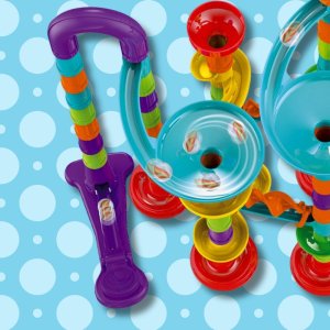 TOR KULKOWY DUŻY ZESTAW KULKI WYRZUTNIA LABIRYNT ZABAWKA DLA DZIECI 4