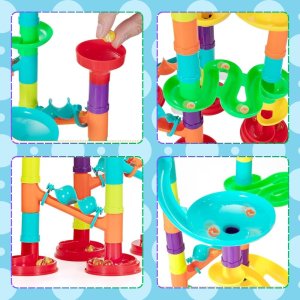 TOR KULKOWY DUŻY ZESTAW KULKI WYRZUTNIA LABIRYNT ZABAWKA DLA DZIECI 5