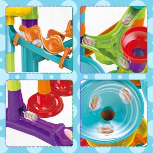 TOR KULKOWY DUŻY ZESTAW KULKI WYRZUTNIA LABIRYNT ZABAWKA DLA DZIECI 6