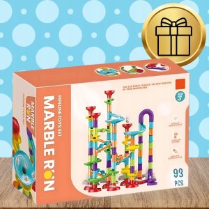 TOR KULKOWY DUŻY ZESTAW KULKI WYRZUTNIA LABIRYNT ZABAWKA DLA DZIECI 7