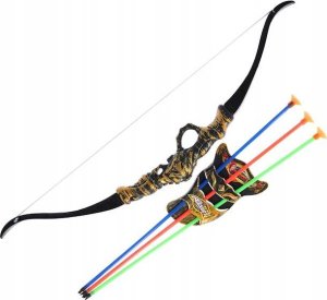 ZESTAW ŁUCZNIKA ŁUK DLA DZIECI 3 STRZAŁY Z PRZYSSAWKAMI 61 CM 2
