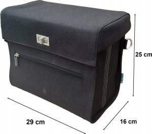 TORBA SAKWA KOSZ ROWEROWY NA KIEROWNICĘ NA CLICK DO ROWERU 9L JAKOŚĆ AROUND 6