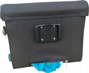 TORBA SAKWA KOSZ ROWEROWY NA KIEROWNICĘ NA CLICK DO ROWERU 9L JAKOŚĆ AROUND 8