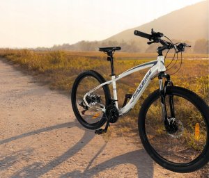 ROWER GÓRSKI MTB 26 SHIMANO 21 BIEGÓW SHIMANO 2xTARCZE RAMA 16" KOŁA 26" 9