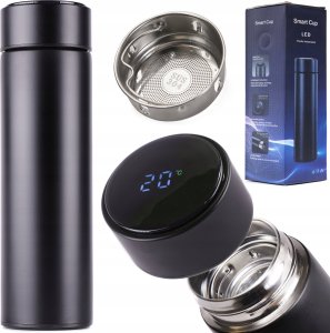 KUBEK TERMICZNY TERMOS SMART LED 500ML CZARNY 1