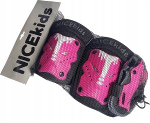 Ochraniacze Na Rolki Deskorolkę Rower Dla Dzieci S/M Różowe 3