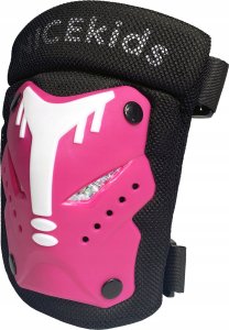 Ochraniacze Na Rolki Deskorolkę Rower Dla Dzieci S/M Różowe 4