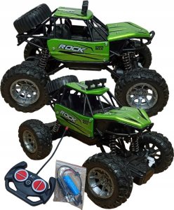Autko Zdalnie Sterowane MONSTER TRUCK METAL LED RC green #A1 1