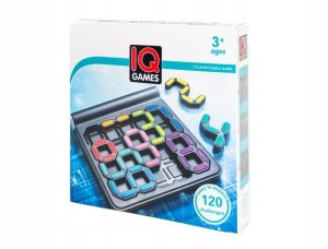 Gra logiczna IQ GAMES Liczby Łamigówka aż 120 zadań uczy 3