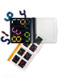 Gra logiczna IQ GAMES Liczby Łamigówka aż 120 zadań uczy 5