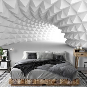 FOTOTAPETA 3D TUNEL OPTYCZNA DO SYPIALNI SALONU TAPETA ŚCIENNA 150x105 2