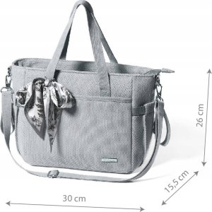 1571/03 TORBA DLA MAMY/DO WÓZKA CARMEN SZARA 10