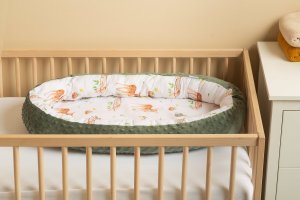 KOKON MINKY ZIELONY ZAKĄTEK 70x30 2