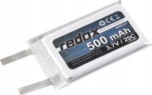 Pojedyncze Ogniwo Redox LiPo 3,7V 500mAh 20c Redox 500 mAh 3,7V 20C (BEZ KON.) 1