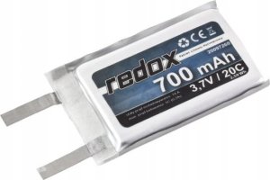 Pojedyncze Ogniwo Redox LiPo 3,7V 700mAh 20C (BEZ KON.) 1