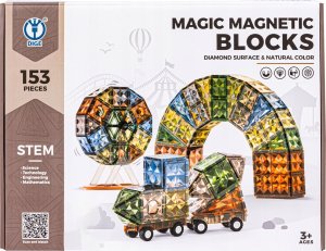 Konstrukcyjne Klocki Magnetyczne 153 Elementy 1