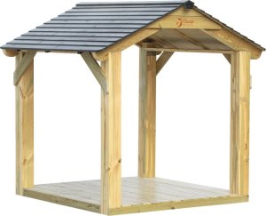 CLASSIC WORLD EDU Duży Drewniany Domek Altana 2