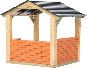 CLASSIC WORLD EDU Duży Drewniany Domek Altana 5