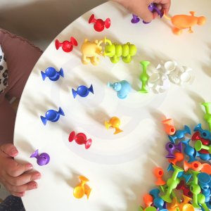 WOOPIE Klocki Konstrukcyjne z Przyssawkami - Zwariowane Zwierzaki 4